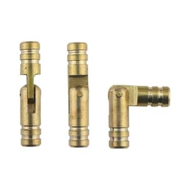 Imagem de Dobradiças De Cilindro Ocultas Em Latão 10 Peças Hardware Invisível Pa