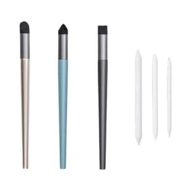 Imagem de Ferramentas De Desenho Em Carvão Branco, Bastão De Mistura E Esfumaçam