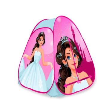 Imagem de Barraca Infantil Dobravel Portatil Little Princess Zippy Toys Rosa- 83