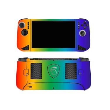 Imagem de Skin Sticker Protect Cover para MSI Claw 8 AI+ A2VM, antiarranhões, sem bolhas (arco-íris)