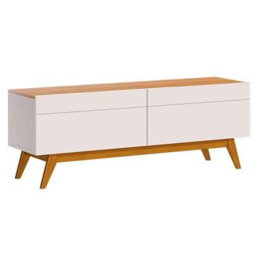 Imagem de Rack Bancada Classic 2 Gavetas 1.4 Off White Nature - Imcal