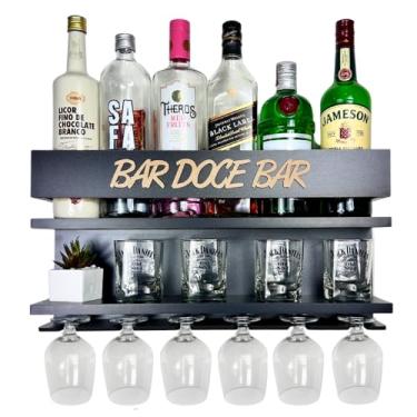 Imagem de Barzinho de Parede - Bar Doce Bar - 54x28 - Preto