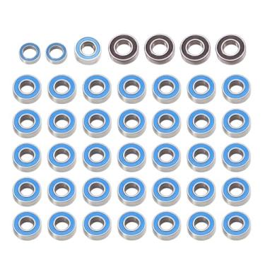 Imagem de Peças de carro RC compatíveis com Tamiya RC Car Upgrade Modification Replacement Parts Accessories Steel Rubber 42pcs Sealed Bearing Kit