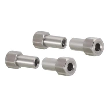 Imagem de Peças de carro RC compatíveis com Axial para SCX24 AX24 1/24 RC Crawler Upgrade Parts Replacement 4PCS 2/3/5mm M2 porcas de roda longa (5 mm)