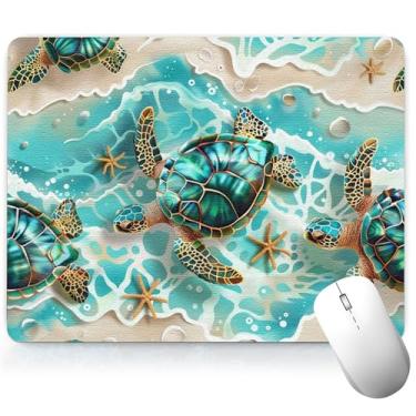 Imagem de Tapete de mesa de couro animal, tapete de mouse de arte colorida, teclado de computador, mouse pad para jogos, protetor e capa à prova d'água, capa decorativa de couro PU, tapete de mouse para laptop