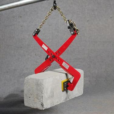 Imagem de ZDJZMGZ Elevador de paver de pedra de freio resistente, abertura ajustável 7 tamanhos, alicate de elevação de corrente, grampos verticais ferramenta de transporte de granito (2GG)