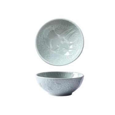 Imagem de Prato de molho de soja, prato de cerâmica, retrô, churrasco, molho de soja, pratos de molho de soja, mesa doméstica, prato de lanche, tigelas de imersão (verde)