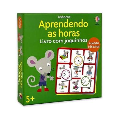 Imagem de Livro - Aprendendo as horas: livro com joguinhos