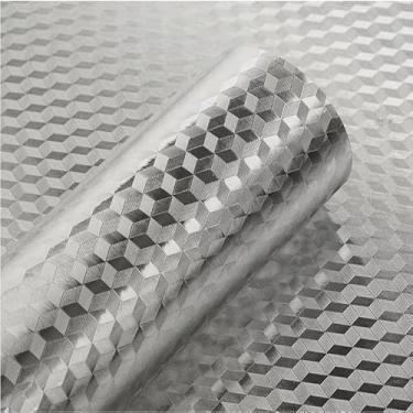 Imagem de Forro de Gaveta Impermeável em Alumínio, Prata, Cortavel para Cozinha e Banheiro, Superfície Lisa