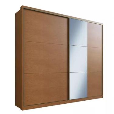 Imagem de Roupeiro Herval 1739 Carvalho Vermontt Com Espelho