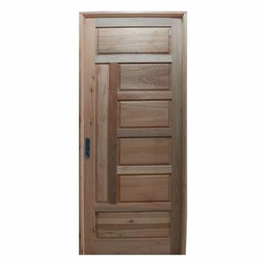 Imagem de Porta De Madeira Almofadada Rgs Eucalipto - Direita