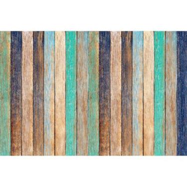 Imagem de Painel De Lona Textura De Madeira Colorida - Fabrika de Festa, 400x280