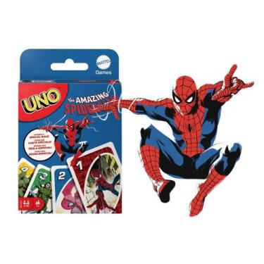 Imagem de Jogo de Cartas Uno Homem Aranha The Amazing Spider Man Original - Matt