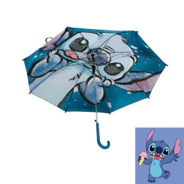 Imagem de Guarda Chuva Infantil Stitch Premium Sombrinha Disney Tuut