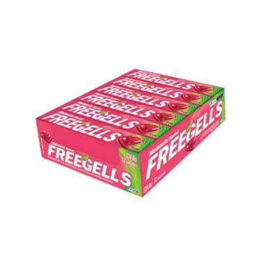 Imagem de Bala drops freegells com 12 unidades, MELANCIA