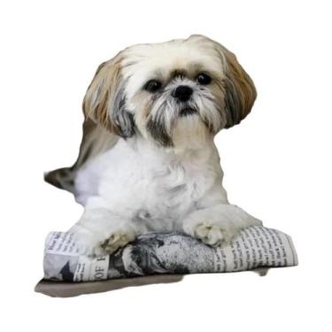 Imagem de Capa De Almofada Com Estampa De Cachorro Shih Tzu, Capa De Almofada De