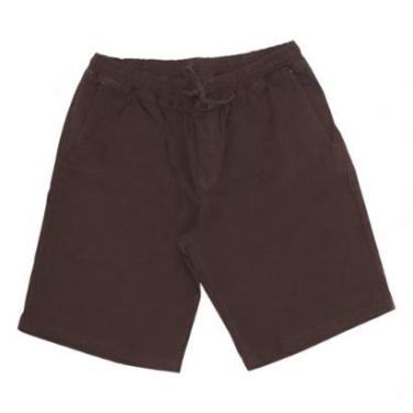 Imagem de Bermuda Volcom Sarja Short Frickin Elástico - Marrom-Masculino
