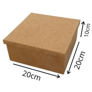 Imagem de Caixa MDF para Sapato 20x20x10 cm - no-brand