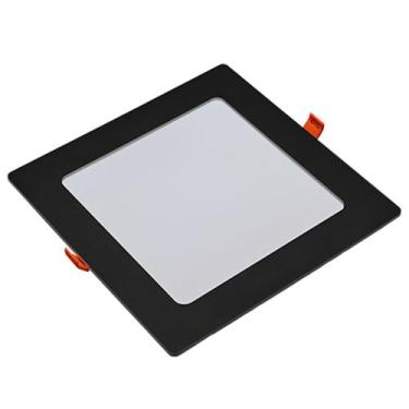 Imagem de Luminária de Gesso Painel Quadrado Embutir 18w Bivolt 6500k Avant