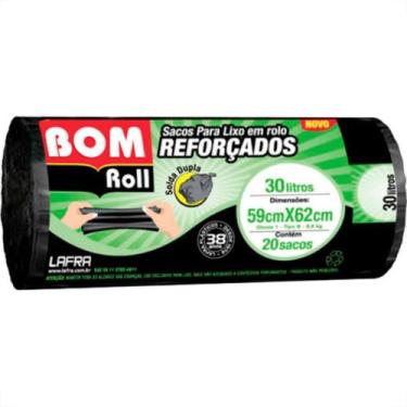Imagem de Saco P/Lixo Bom Rl.Ref. 30L C/20-36 - LAFRA