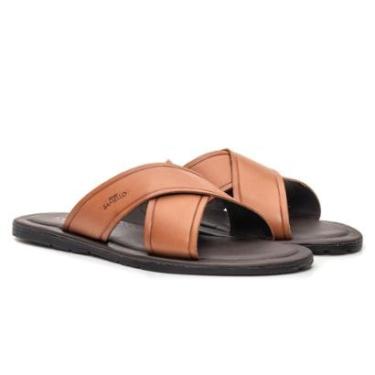 Imagem de Sandalia Masculina Uomo Absolut Caramelo Samello-Masculino