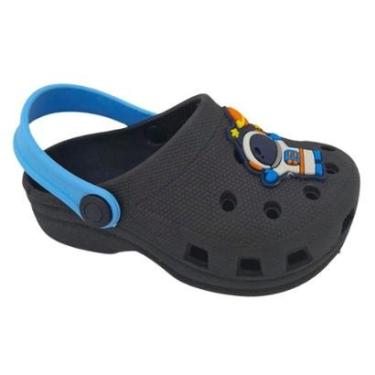 Imagem de Sandália Masculina Infantil Babuche Menino Chinelo Criança Astronauta Divertido Present...