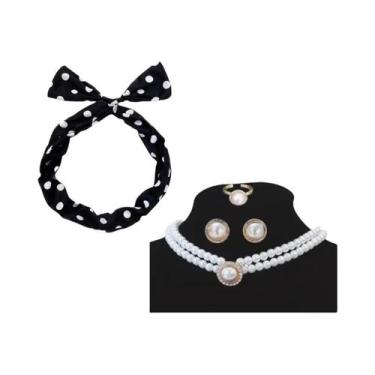 Imagem de Peruca Sintética Curta Preta Com Franja Para Mulheres, Estilo Retrô An