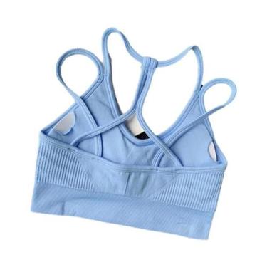 Imagem de Sutiã Esportivo Feminino Respirável E Antichoque Sem Costura Para Fitn