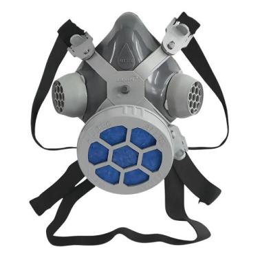 Imagem de Mascara Facial Respirador Filtro Pff2 Poeiras Nevoas Fumos - Congratul