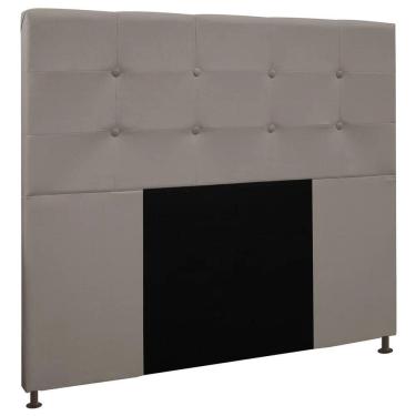 Imagem de Cabeceira Cama Box Casal Queen 160cm Safira Suede I02 Bege - Mpozenato