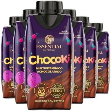 Imagem de Kit 6 Chocoki Ready Achocolatado Essential Nutrition 200ml-Unissex