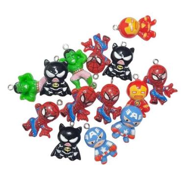 Imagem de Pingente infantil Heróis sortidos monte bijuterias divertidas de miçan