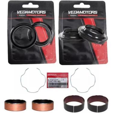 Imagem de Retentor Bengala, Guarda Pó, Trava, Bucha Cb 300 09 Á 15 Par - VEDAMOT