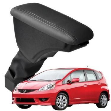 Imagem de Apoio De Braço Honda Fit 2004 A 2008 Descanso Encosto - ArteFactum, Gr
