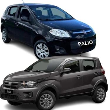Imagem de Capa retrovisor mobi palio g5 2012 a 2019 preto brilhante direito - ME