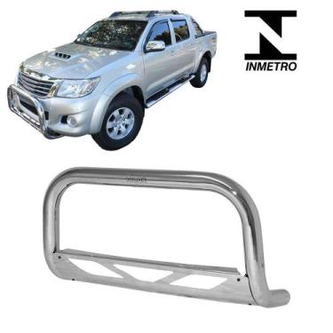 Imagem de Parachoque de Impulsão Hilux 2008 2009 2010 a 2015 Cromo - CCF