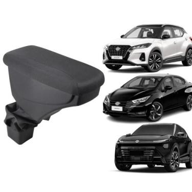 Imagem de Apoio De Braço Nissan Kicks Tecido Grafite Sem Costura - GPI Automotiv