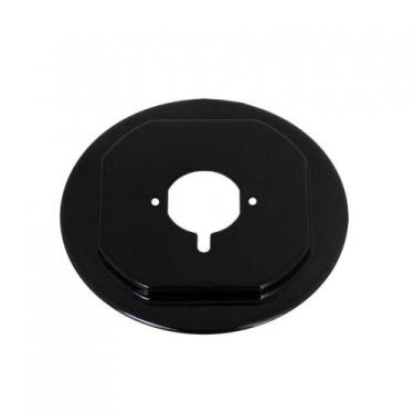 Imagem de Flange Esmaltada Média Sistema Anti-rotação Para Cooktop Preto - FOGAT