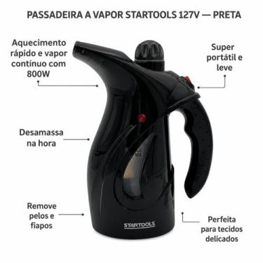 Imagem de Passadeira a Vapor 800W Passa Roupas Startools, 110V
