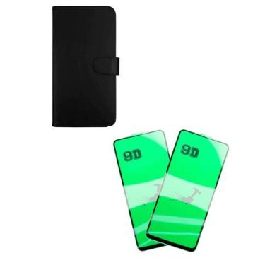 Imagem de 2UN Películas Cerâmica 9D + Capa Carteira para Samsung Galaxy S25 EDGE
