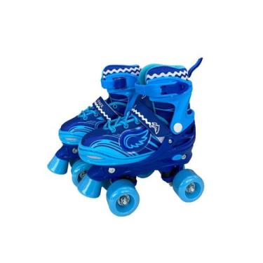 Imagem de Patins Infantil Quatro Rodas Quad Bota 30-33 Fenix