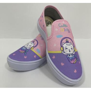 Imagem de Tênis Infantil  Menina - Rosa 100INF ORTOBESA, Rosa, 31/32