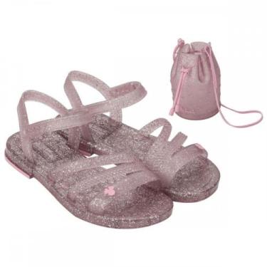 Imagem de Sandalia Grendene Kids 23070 Minnie Style Bag, Rosa, 30