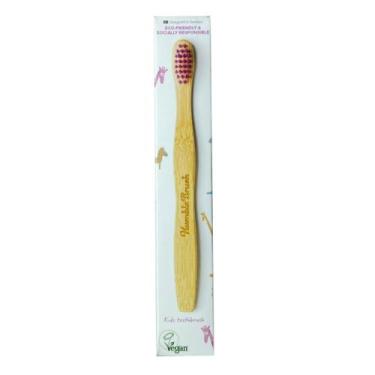 Imagem de Escova de Dentes Infantil Vegana de Bambu The Humble