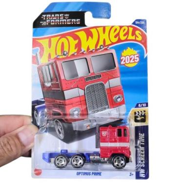 Imagem de Optimus Prime Transformers Hw Screen Time 6/10 Hot Wheels 2025 HYW26