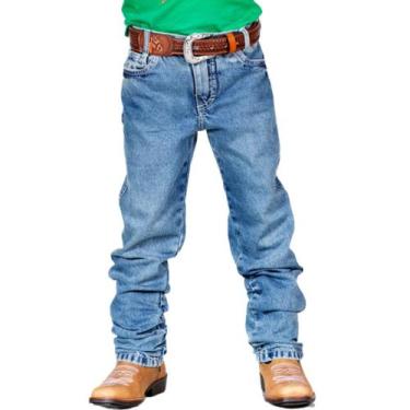 Imagem de Calça Jeans Infantil Menino Bordado Verde Bill Way 000132, 10, Jeans c