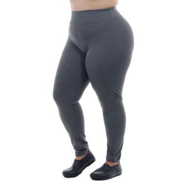 Imagem de Plus Size - Calça Legging Cintura Alta em tecido Suplex Cor:CinzaTaman