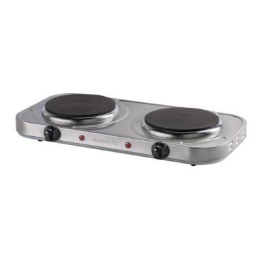 Imagem de Fogão de Mesa Elétrico 2 Bocas Agratto FM-02 Inox 220V 2000W, Unica