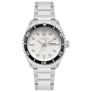 Imagem de Relógio Masculino Automático Diver Analógico Aço Inox Prata 8205PH-1B Technos