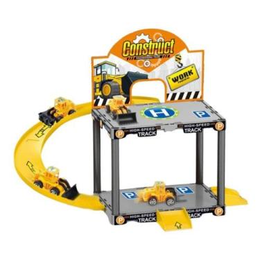 Imagem de Brinquedo de Engenharia Pista Carro Montável - Dute Toys